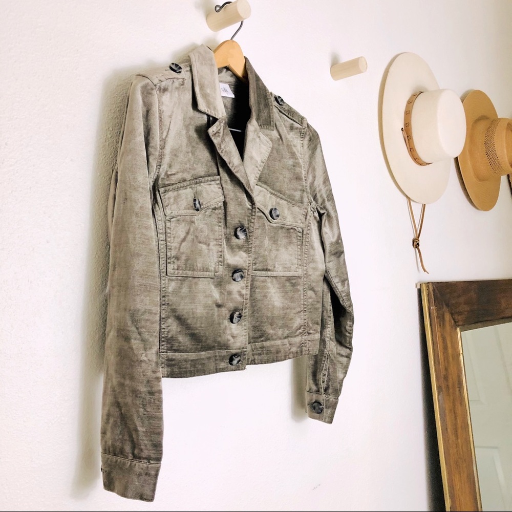 cabi Sunday Topper velvet jacket